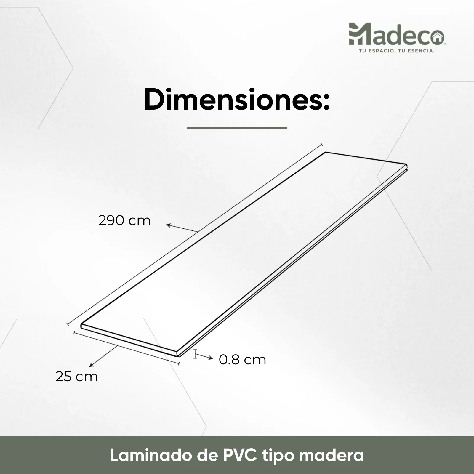 Laminado de PVC tipo madera — Nogal Imperial